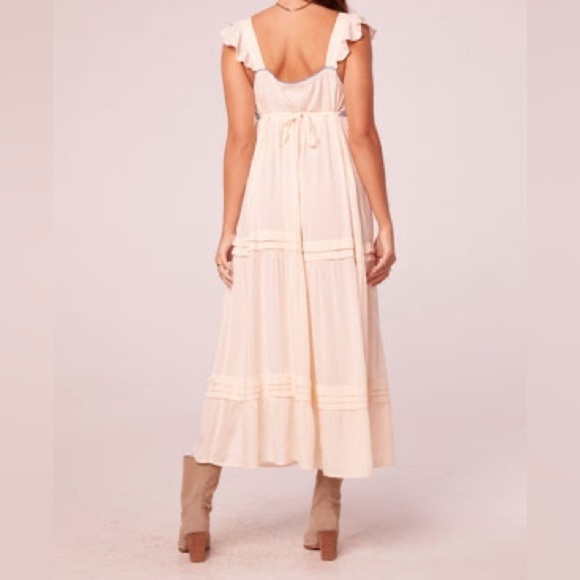 Band of the Free Navya Maxi Dress in Ecru Size S - Picture 5 of 8